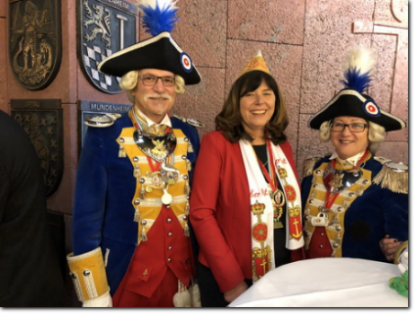 Empfang des Prinzenpaares im Rathaus Ludwigshafen